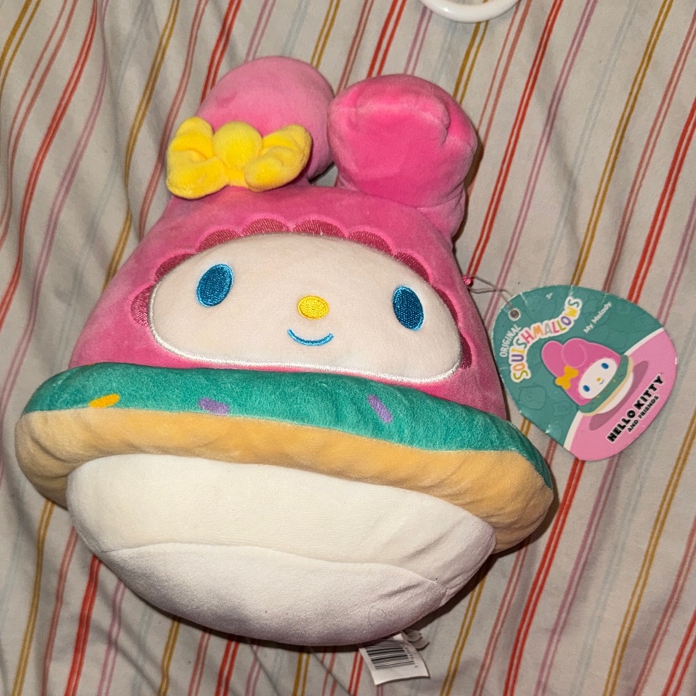 My Melody Squishmallow 7” donut float swim summer NWT